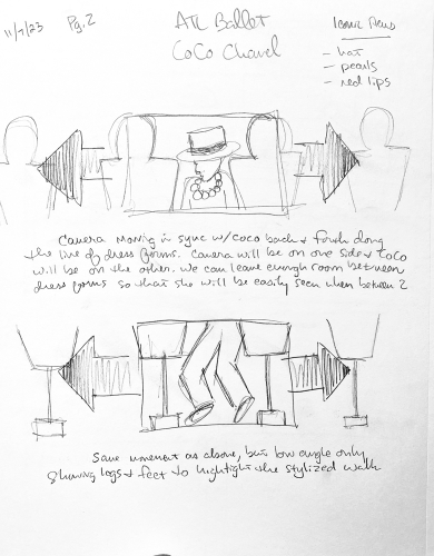 Atlanta Ballet's "Coco Chanel - The Life of a Fashion Icon" Storyboard | Stay Curious / The MBM Blog